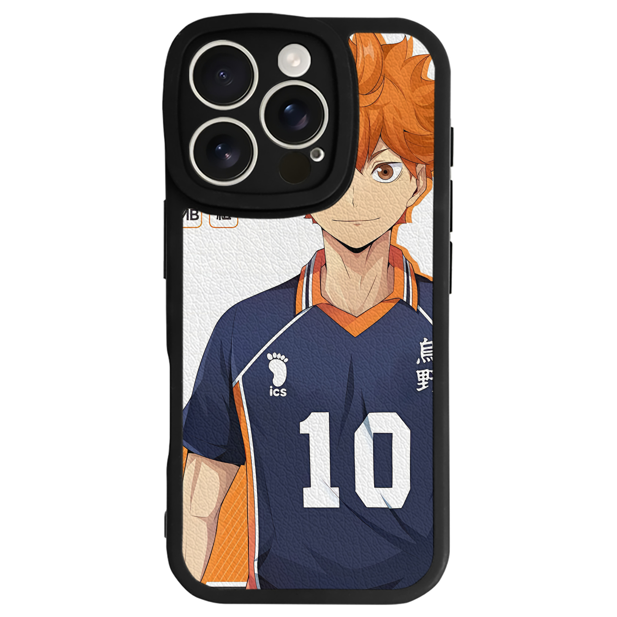 （画像用） ハイキュー!! Haikyu!! 【iPhone 16シリーズ対応】シリコンスマホケース（レザー調） 材質：シリコン